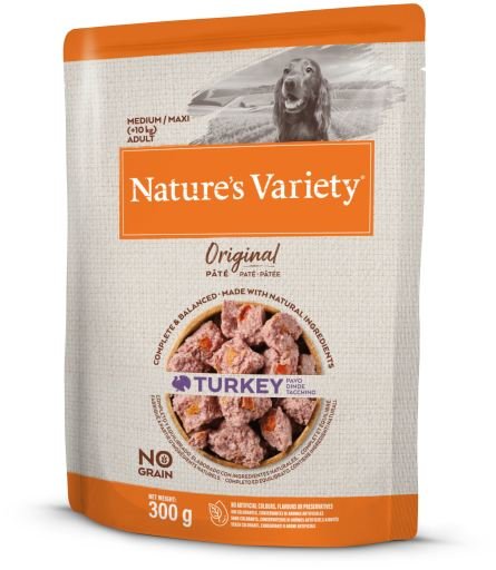Kapsička Nature´s Variety original pro střední psy s krůtou 300 g