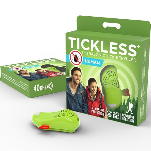 TICKLESS HUMAN - Ultrazvukový odpuzovač klíšťat a blech pro lidi-green