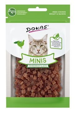 Pochoutka Dokas-Minis-Kostičky kuře,losos,šanta 30g