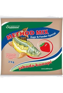 Mikrop ČEBÍN a.s. Method mix pro ryby jahoda konopí 2kg