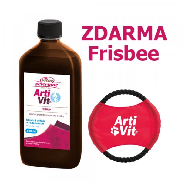 Artivit sir. 500 ml + frisbee pro psy zdarma