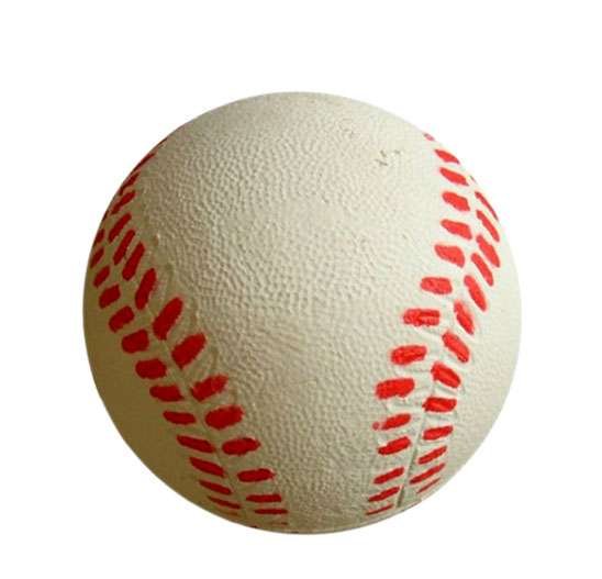 hračka Míč baseball 6,3cm - pěnový latex