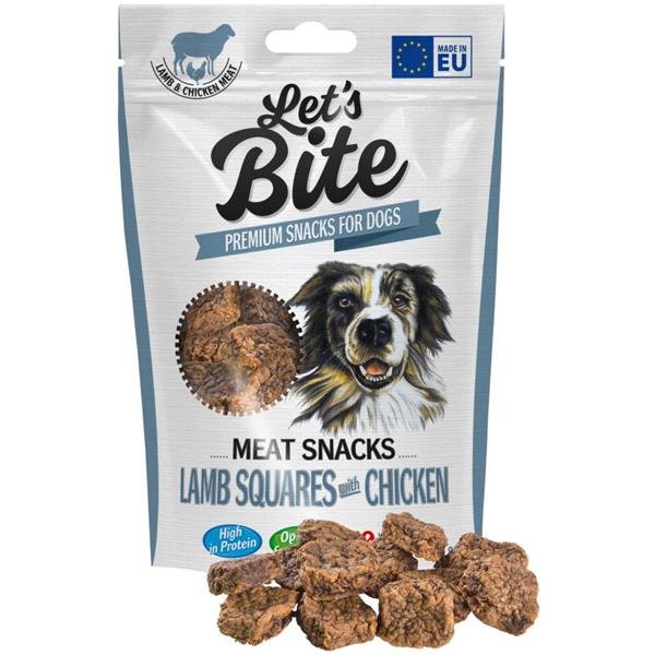 Brit Let´s Bite Meat Snacks Lamb Squares & Chicken 80g