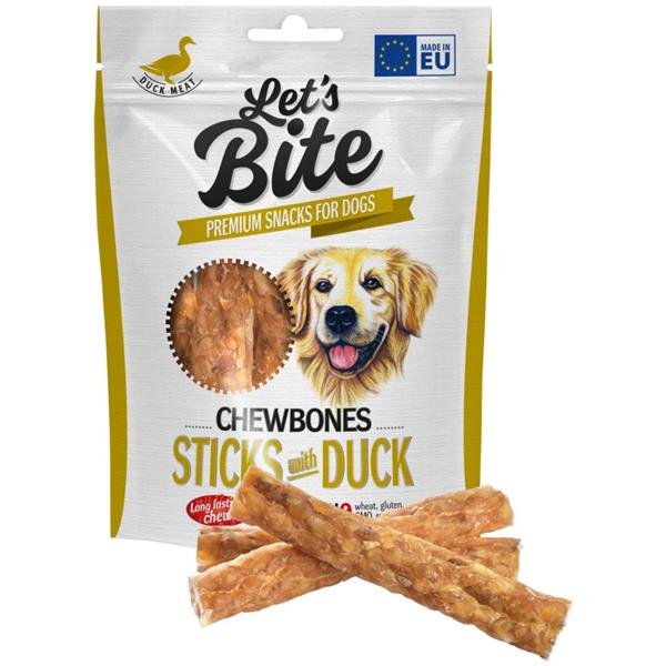 Brit Let´s Bite Chewbones Sticks with Duck 120g