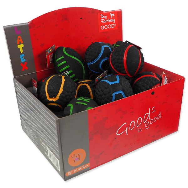 Displej hračky DOG FANTASY Latex Sport Balls 20ks