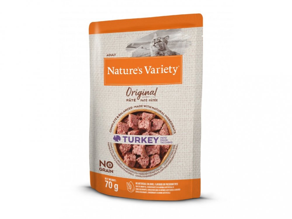 Kapsička Nature´s Variety Original pro kočky s krůtou 70 g