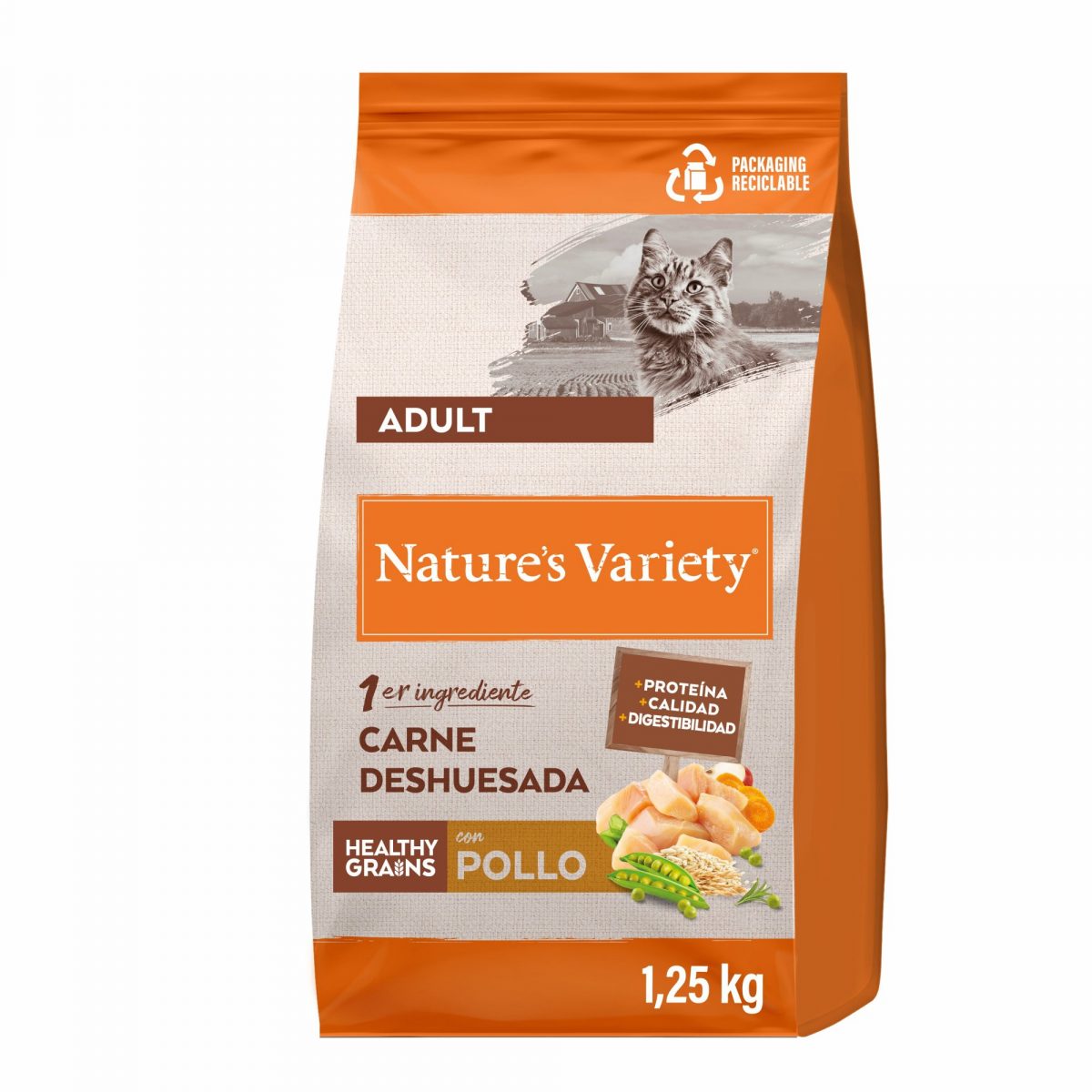 Nature´s variety original pro kočky s kuřecím  1,25kg