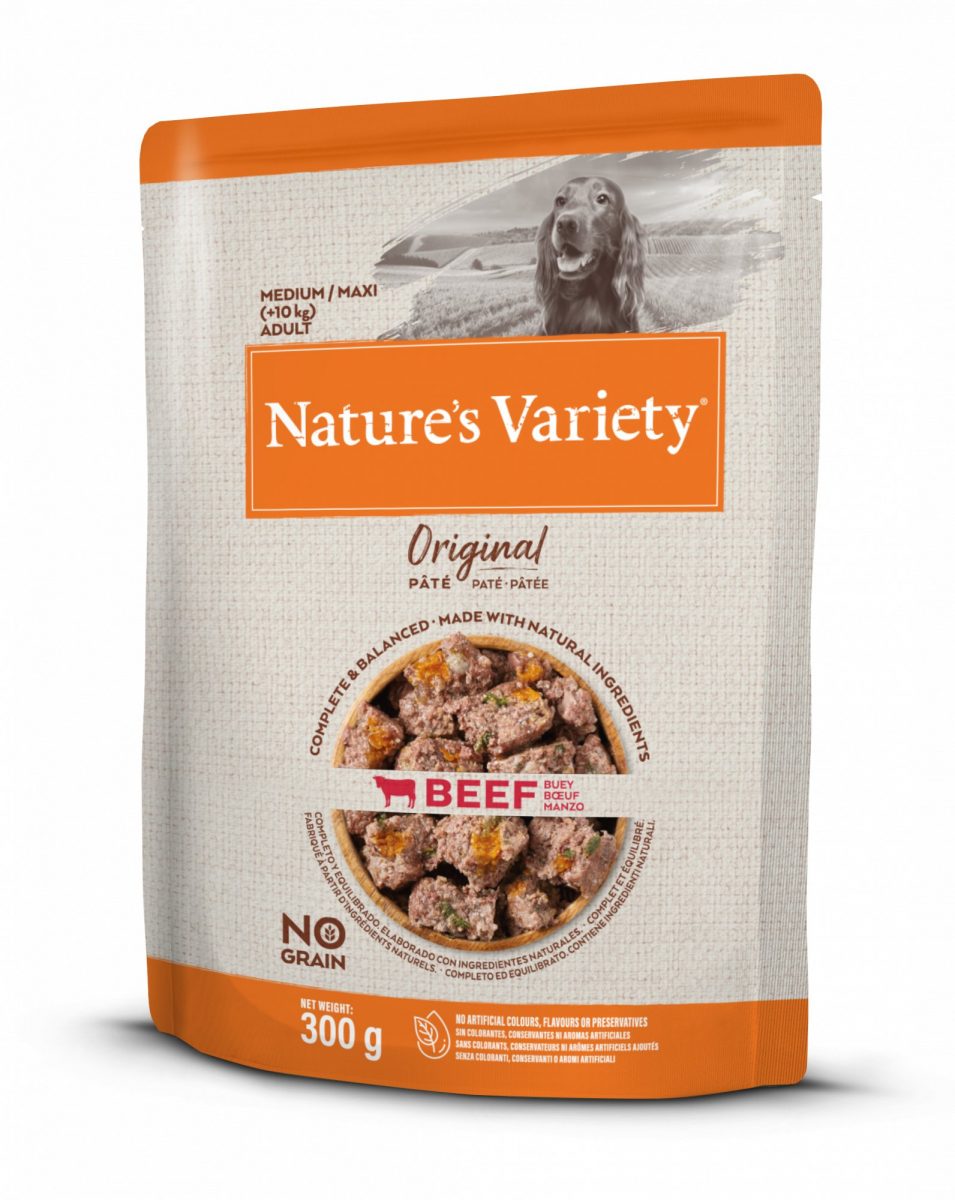 kap.Nature´s variety original pro střední psy s hovězím 300g