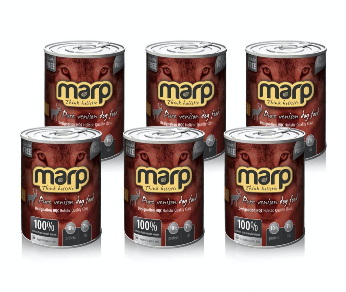 Marp Venison konzerva pro psy se zvěřinou 6x400g
