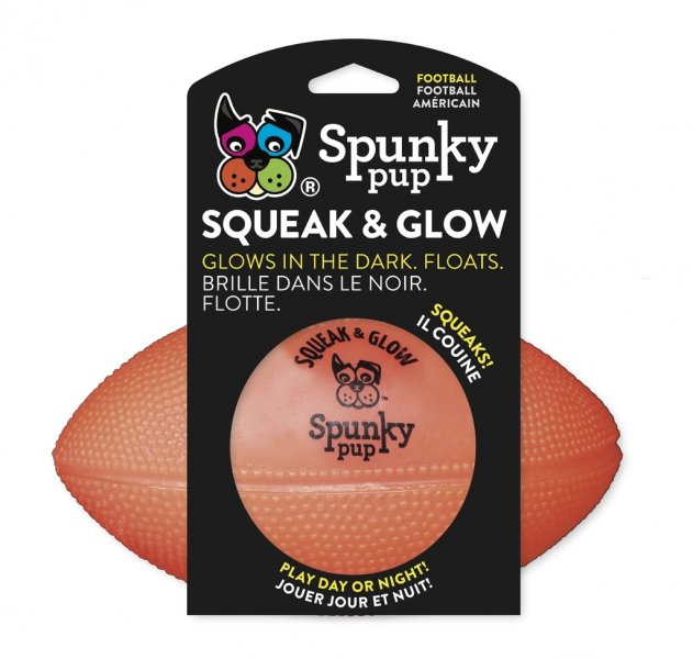 Svítící fotbalový míč Spunky Pup 13cm
