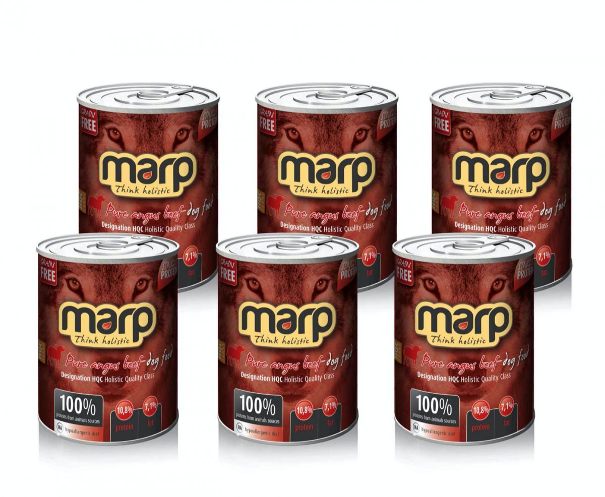 Marp Angus Beef konzerva pro psy s hovězím 6x400g