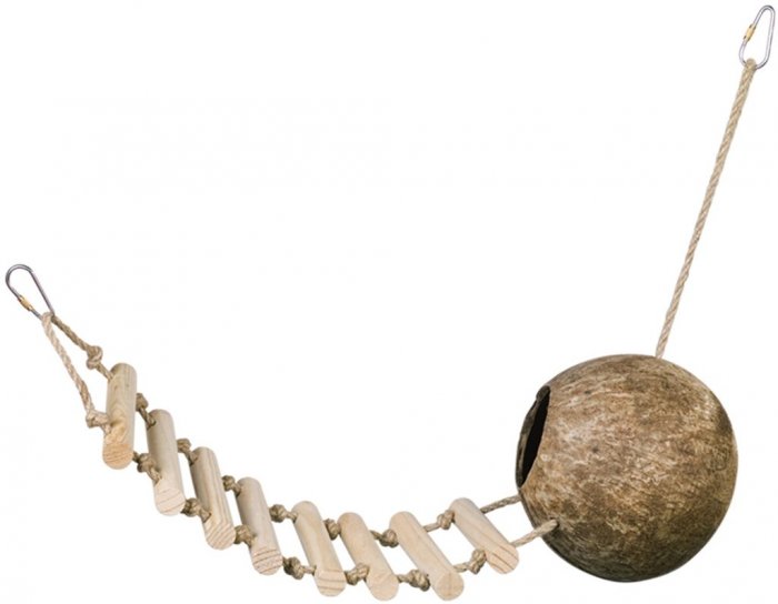 Nobby kokosový domek s žebříkem 65 cm