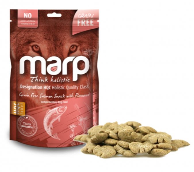 Marp Holistic – Lososové pamlsky se lněným semínkem bez obilovin 150g