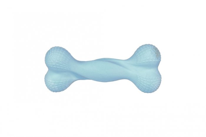 Eco friendly hračka pro psy kost velká modrá z TRP pěny, 15cm/76g