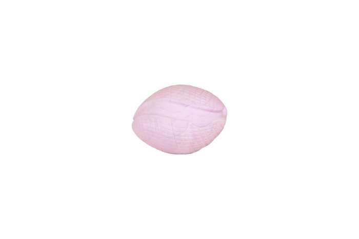 Eco friendly hračka pro psy rugby míč růžový, 10cm/110g