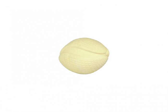 Eco friendly hračka pro psy rugby míč žlutý, 10cm/110g