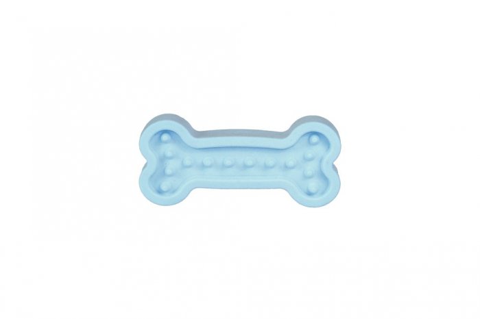 Eco friendly hračka pro psy kost malá modrá, 13cm/70g