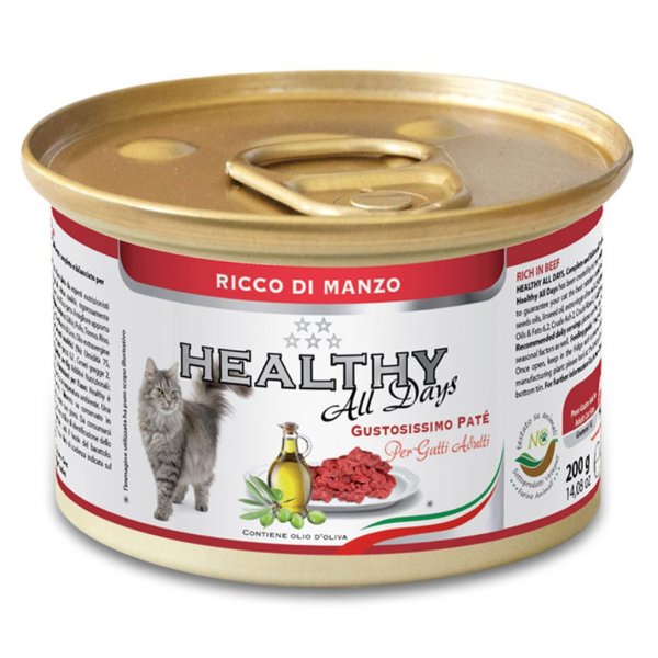 Healthy All Days paté s hovězím 200g