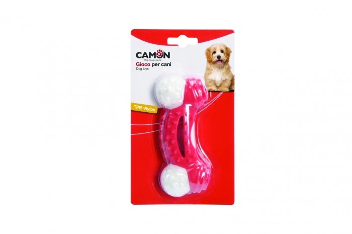 Camon DENTÁLNÍ HRAČKA KOST TPR+NYLON 12 cm