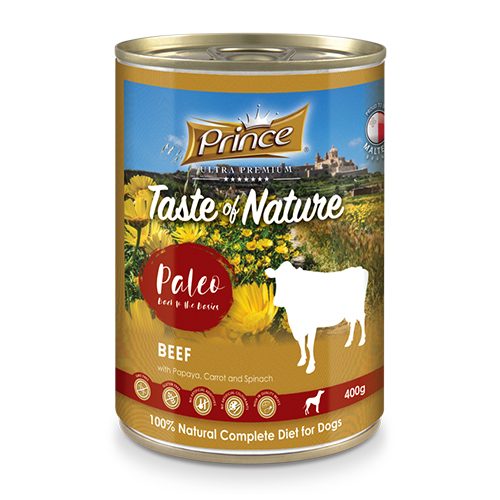 PRINCE PREMIUM HOVEZI S PAPAJOU, MRKEV A SPENAT 400G