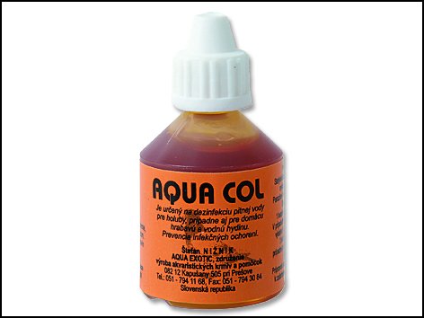 Dezinfekce Aqua Exotic Aqua col -pit.voda holubi 25 ml