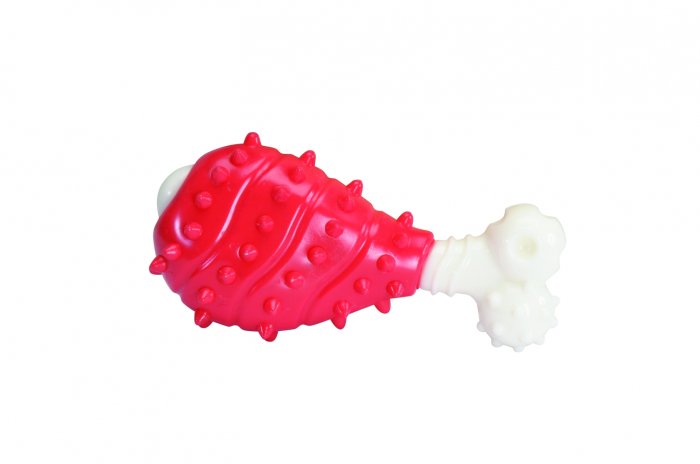 Camon DENTÁLNÍ HRAČKA STEHNO TPR+NYLON 12 cm