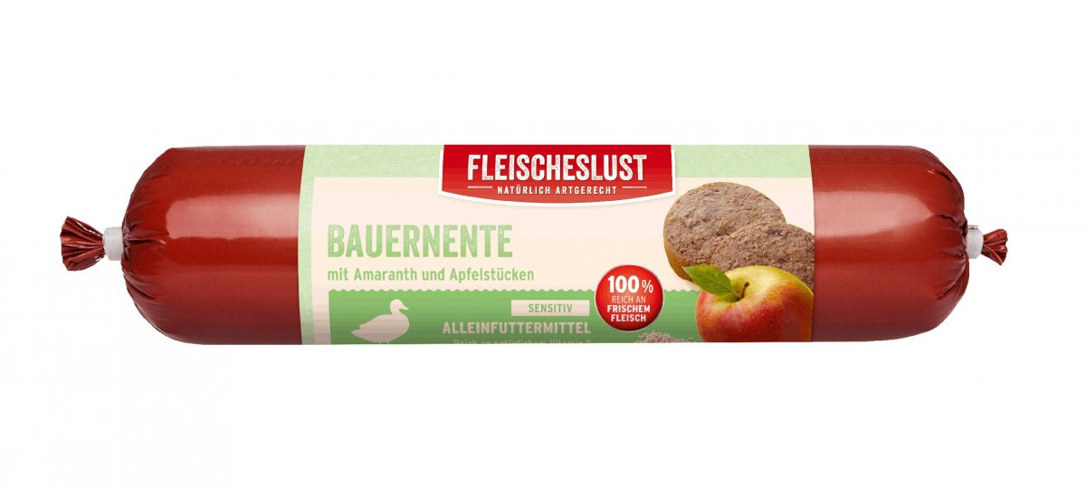 Meatlove FRESH FARMERS DUCK 400g apple & amaranth