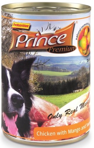 PRINCE PREMIUM KUŘE S MANGEM A SLADKÉ BRAMBORY 800G