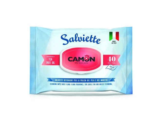 Camon VLHČENÉ UBROUSKY - TEA TREE 30x20 cm 40 ks
