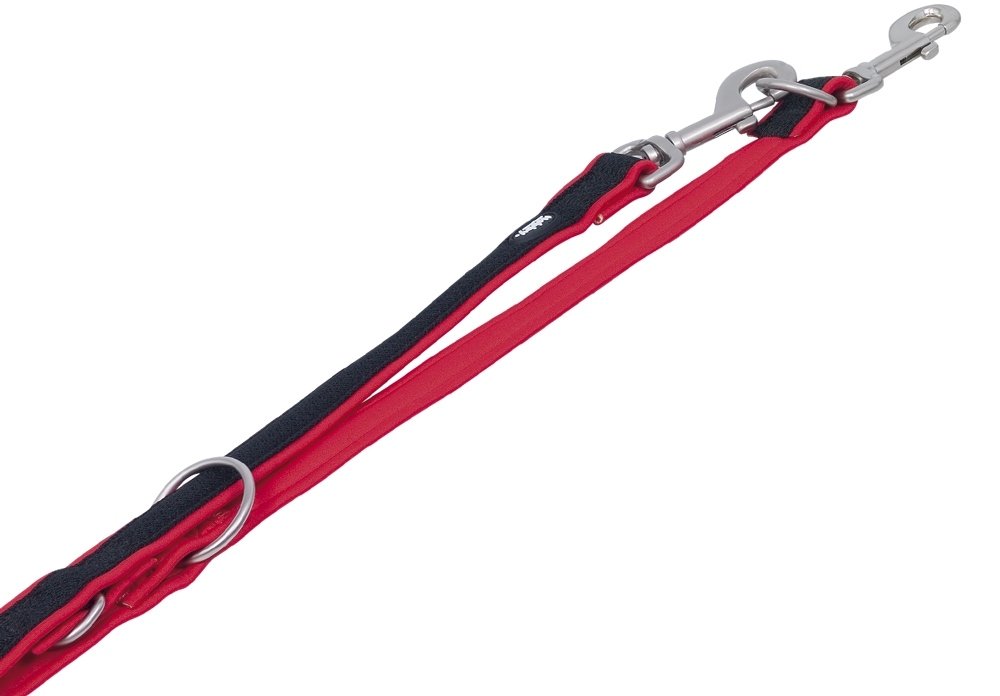 Vodítko nylon Mesh Preno přep. 200cm x 20-25mm červené Nobby