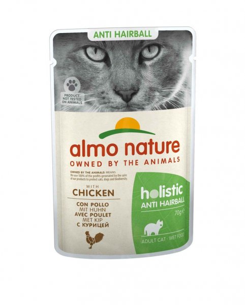 Almo Nature Functional WET - Anti-Hairball Kuře 70g výhodné balení 30ks