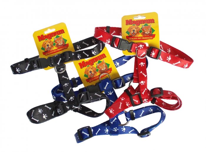 Postroj nylon skotský / kostičky 20mm x 35-50cm