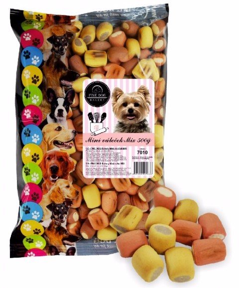 FINE DOG Bakery váleček snack MINI 500g