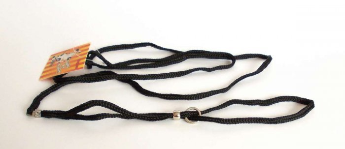 Předváděcí vodítko ploché černé/bílé 5mm x 120cm