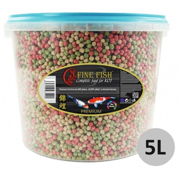 FINE FISH KOI Color Balls 5 litrů vědro
