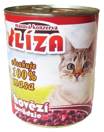 LÍZA cat hovězí 800g