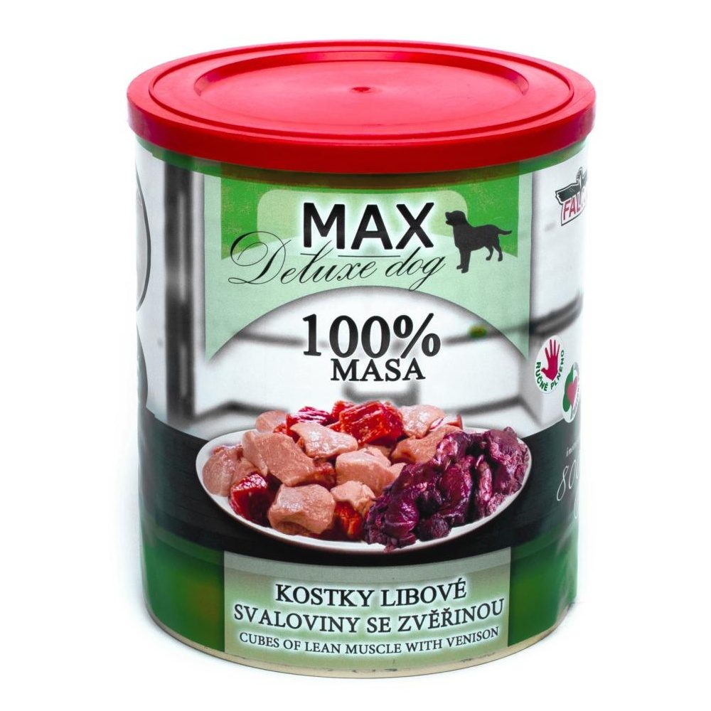 MAX deluxe kostky libové svaloviny se zvěřinou 800g