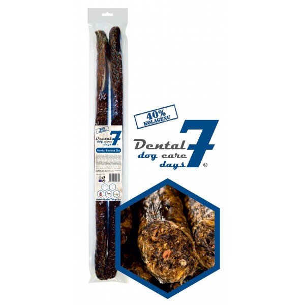 Dental DOG Care 7 days Hovězí klobása 55cm průměr 3cm 2ks