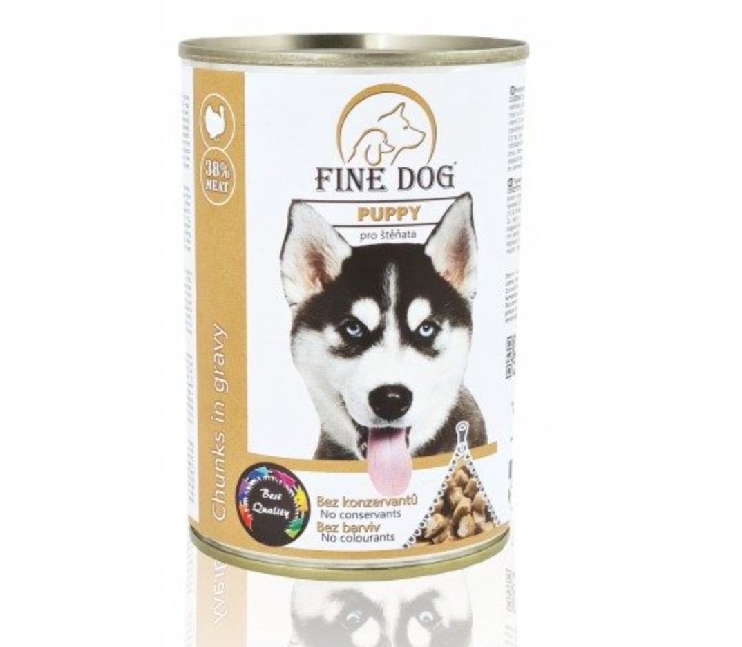 Fine Dog Konzerva Puppy pro štěňata 415g