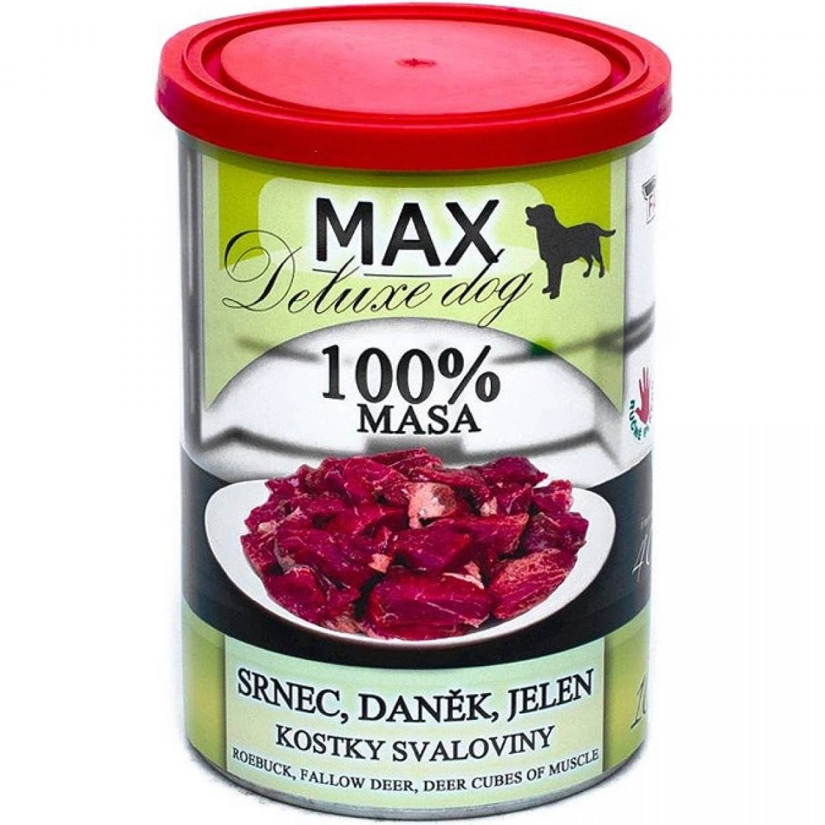 MAX deluxe srnec, daněk, jelen 400g