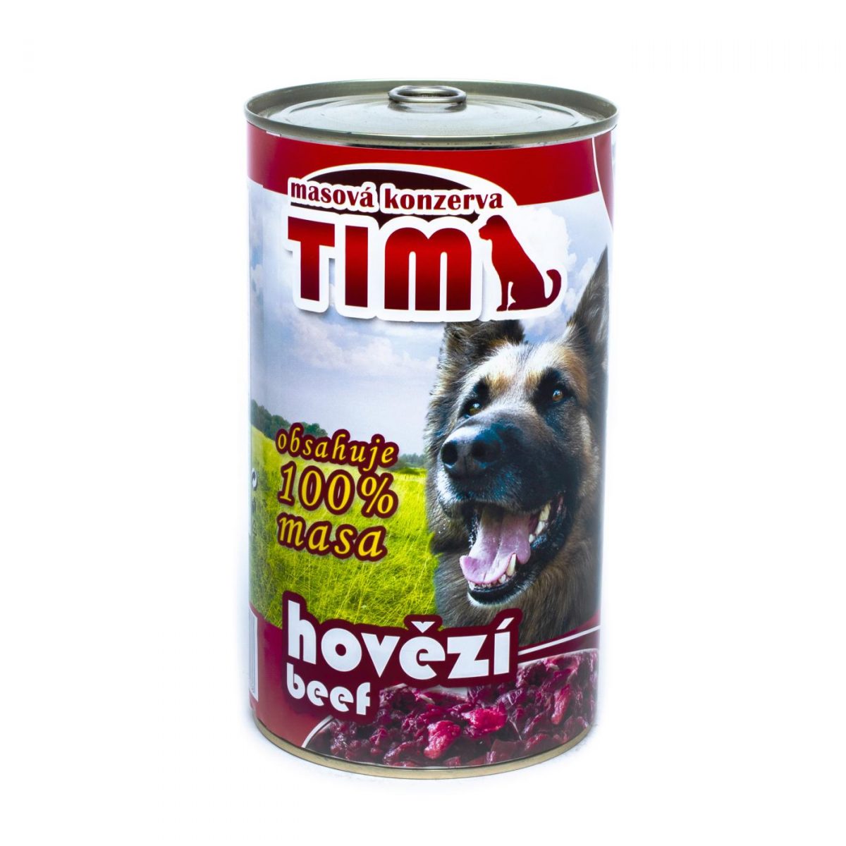 TIM Dog hovězí, konzerva 800 g