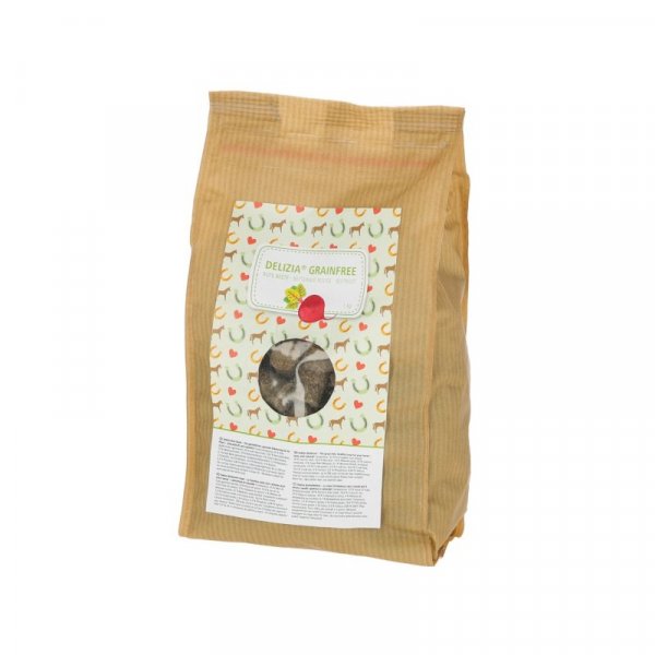 Pamlsek pro koně DELIZIA grain free, červená řepa, 1 kg