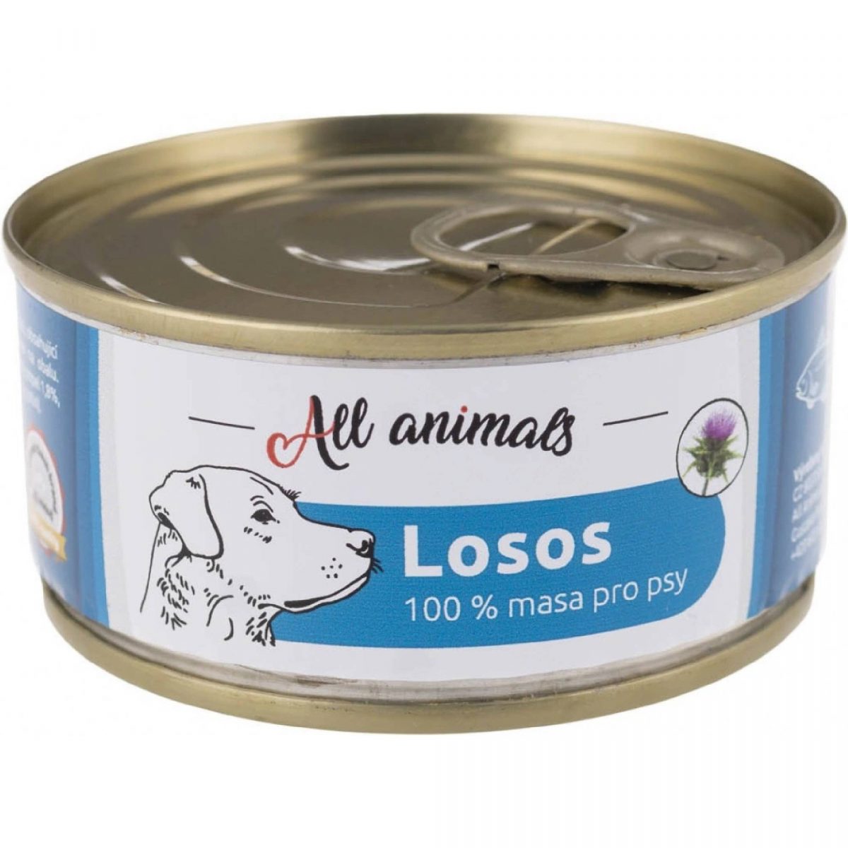 ALL ANIMALS konz. pro psy losos mletý 90g