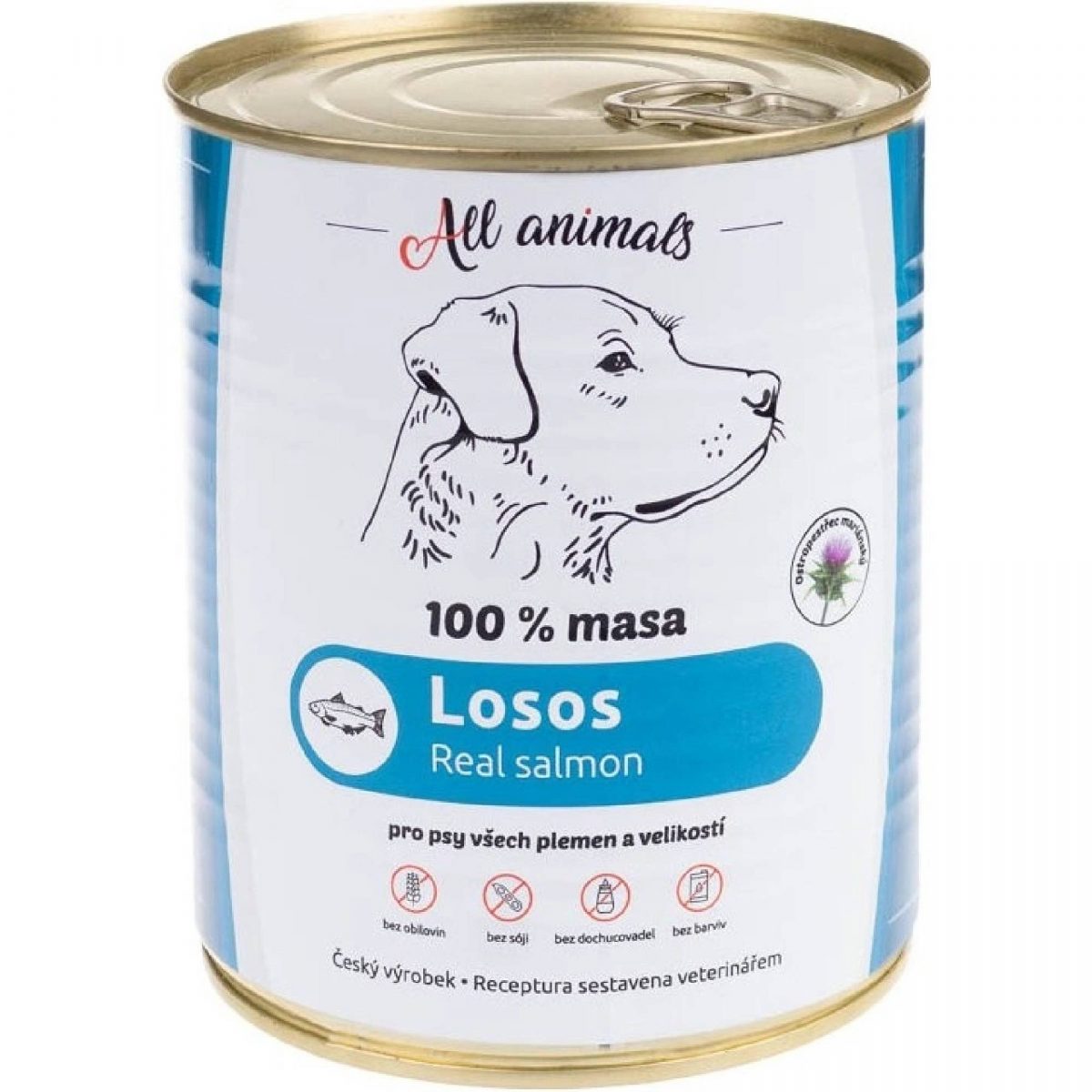 All Animals DOG losos mletý 400g