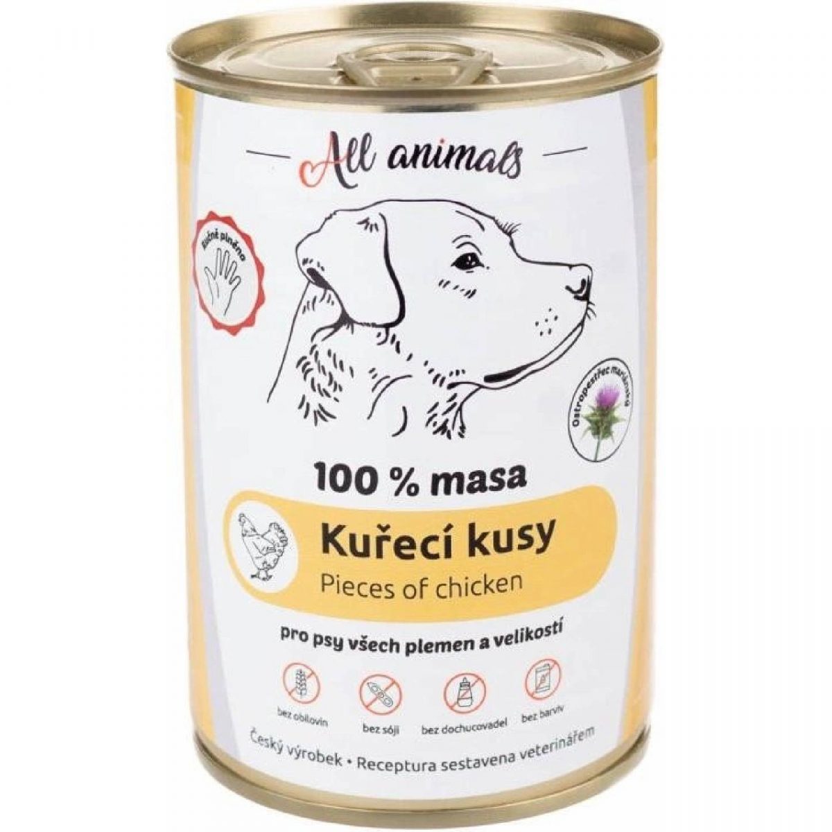 All Animals DOG kuřecí kousky 400g