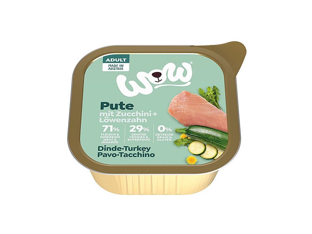 WOW Krocan s cuketou Adult paštika 150g