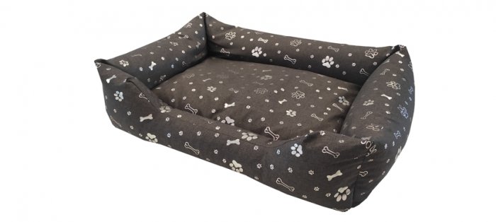 PELECH SE STŘÍBRNÝMI PACKAMI, šedá, 120x90cm