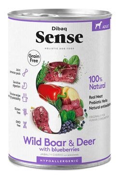 DIBAQ SENSE konzerva Adult Wild Boar&Deer 380g