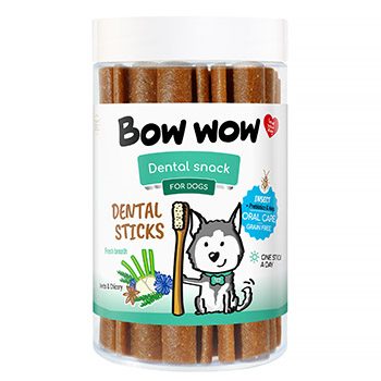Bow Wow Dentální tyčinky s hmyzem, inulínem a bylinkami