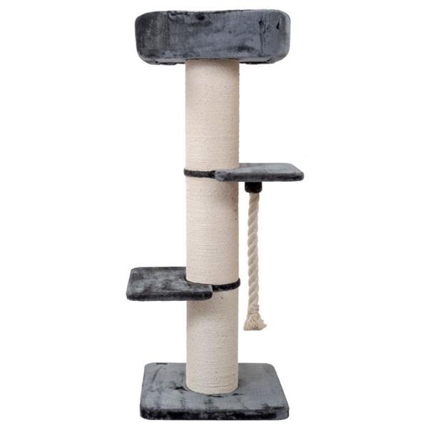 Škrabadlo Tower Lounge Dark Grey 60x60x160cm A.K.